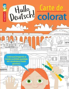 Coperta cărții Hallo Deutsch! Carte de colorat