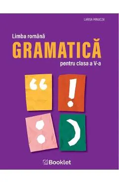 Coperta cărții Limba romana. Gramatica - Clasa 5