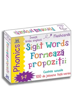 Coperta cărții Sight words. Formeaza propozitii - Jetoane limba engleza