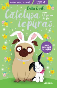 Coperta cărții Catelusa care isi dorea sa fie iepuras (Nivelul 6)
