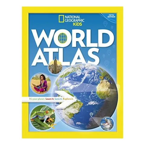 Coperta cărții National Geographic Kids World Atlas, 5th Edition