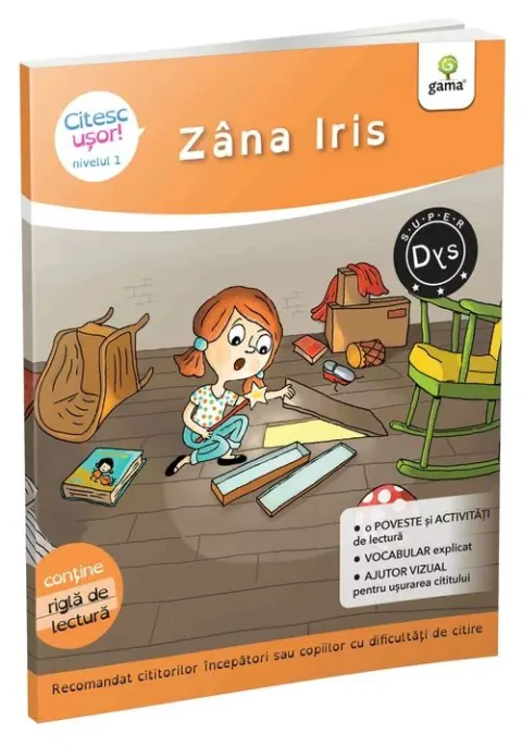 Coperta cărții Zana Iris. Citesc usor! Nivelul 1 - Evelyne Barge, Marco Overzee