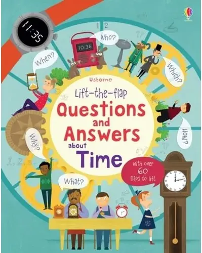 Coperta cărții Lift-the-Flap Questions and Answers About Time (Lift-the-Flap Questions & Answers)