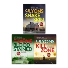 Coperta cărții CJ Lyons Lucy Guardian FBI Thrillers 3 Books Collection Set - Kill Zone, Blood Stained, Snake Skin