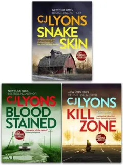 Coperta cărții CJ Lyons Lucy Guardian FBI Thrillers 3 Books Collection Set - Kill Zone, Blood Stained, Snake Skin