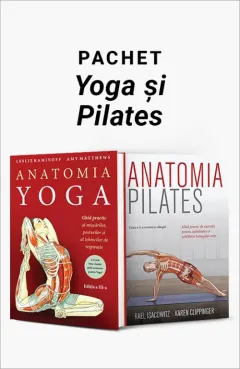 Coperta cărții Pachet Yoga și Pilates. Anatomia Yoga/Anatomia Pilates - Leslie Kaminoff