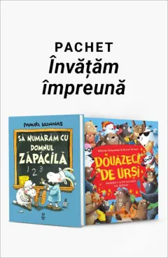 Coperta cărții Pachet Învățăm împreună. Să numărăm cu domnul Zăpăcilă/Douăzeci de urși - Mauri Kunnas