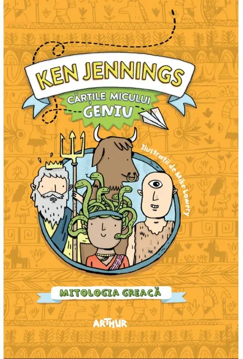 Coperta cărții Cărțile micului geniu: Mitologia greacă