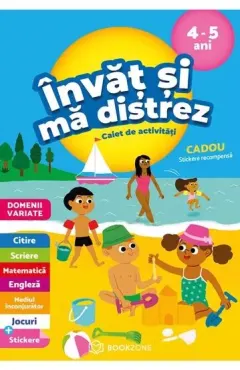 Coperta cărții Invat si ma distrez. Caiet de activitati (4-5 ani)