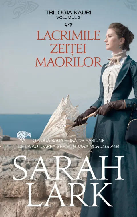 Coperta cărții Lacrimile zeitei maorilor (trilogia Kauri, vol. 3)