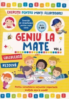 Coperta cărții Geniu la mate. Exercitii pentru minti sclipitoare