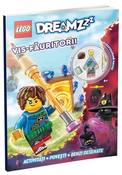 Coperta cărții Lego Dreamzzz. Vis-fauritorii + Minifigurina Mateo