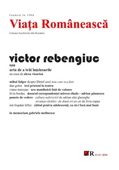 Coperta cărții Revista Viața Românească 11-12 / 2024