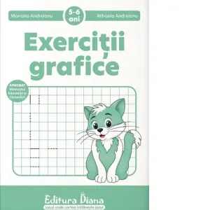 Coperta cărții Exercitii grafice, 5-6 ani (B5)
