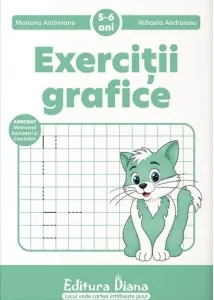 Coperta cărții Exercitii grafice, 5-6 ani (B5)