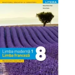 Coperta cărții Limba moderna 1. Limba franceza. Manual pentru clasa a VIII-a