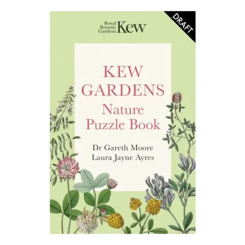Coperta cărții Kew Gardens nature puzzle book