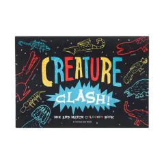 Coperta cărții Creature Clash! Mix and Match Coloring Book