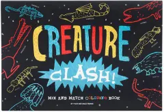Coperta cărții Creature Clash! Mix and Match Coloring Book