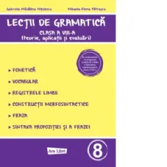 Coperta cărții Lectii de gramatica - clasa a VIII-a