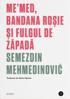 Coperta cărții Me’med, bandana roșie și fulgul de zăpadă