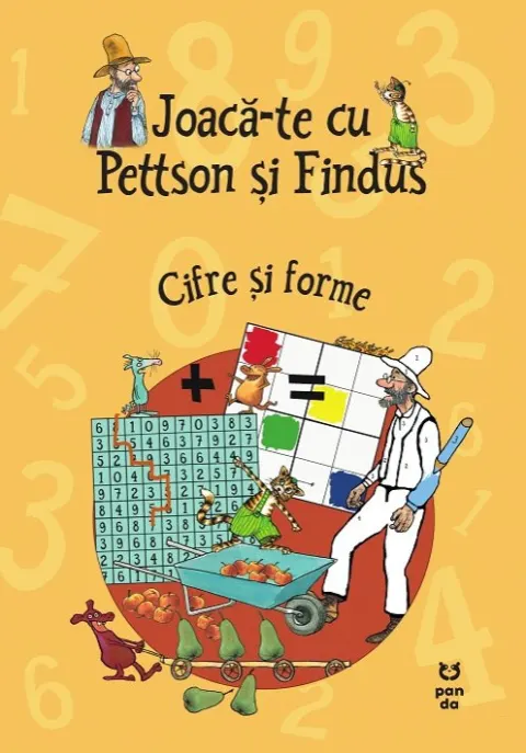 Coperta cărții Joacă-te cu Pettson și Findus. Cifre și forme