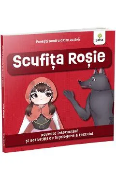 Coperta cărții Povesti pentru citire activa. Scufita Rosie
