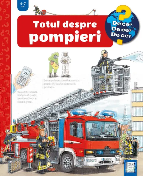 Coperta cărții Totul despre pompieri