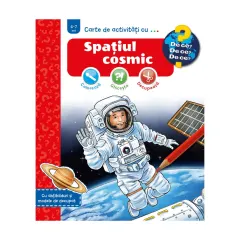 Coperta cărții Carte de activități cu... Spațiul cosmic