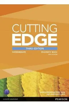 Coperta cărții Cutting Edge Third Edition Intermediate Students Book With DVD-ROM - Sarah Cunningham, Peter Moor, Jonathan Bygrave