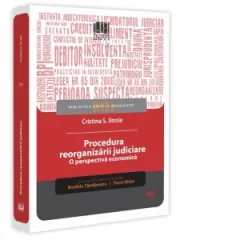 Coperta cărții Procedura reorganizarii judiciare. O perspectiva economica