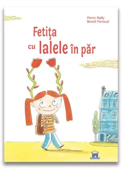 Coperta cărții Fetița cu lalele în par