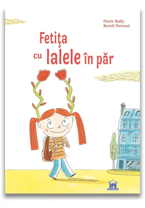 Coperta cărții Fetița cu lalele în par