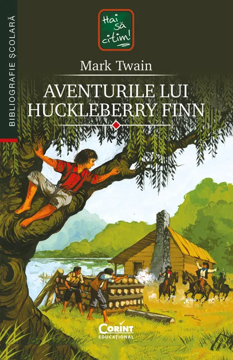 Coperta cărții Aventurile lui Huckleberry Finn