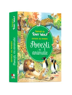 Coperta cărții Cutiuta cu povesti. Povesti cu animale