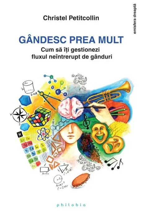 Coperta cărții Gandesc prea mult: cum sa iti gestionezi fluxul neintrerupt de ganduri