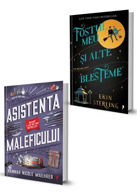 Coperta cărții Pachet Asistenta Maleficului + Fostul meu si alte blesteme. Set 2 carti