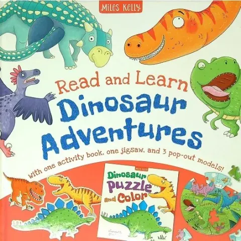 Coperta cărții Read and Learn Dinosaur Adventures