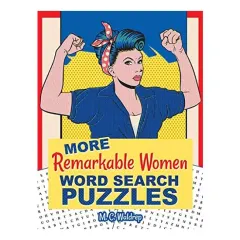 Coperta cărții MORE Remarkable Women Word Search Puzzles