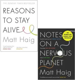 Coperta cărții Reasons to Stay Alive / Notes on a Nervous Planet