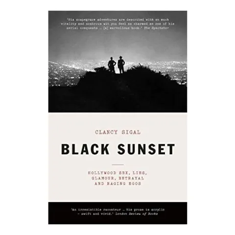 Coperta cărții Black Sunset