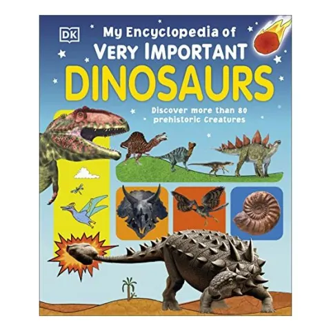 Coperta cărții My encyclopedia of very important dinosaurs, Sally Beets, Helene Hilton, Violet Peto