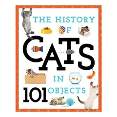 Coperta cărții The history of cats in 101 objects, Media Lab Books