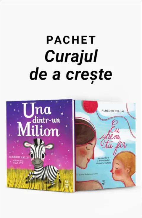Coperta cărții Pachet Curajul de a crește. Una dintr-un milion/Eu ghem tu fir - Smriti Halls
