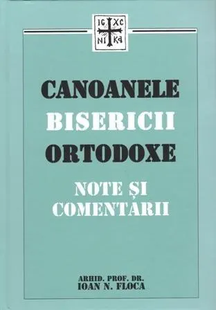 Coperta cărții Canoanele bisericii ortodoxe