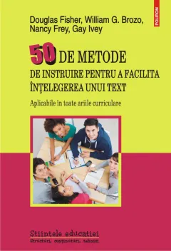 Coperta cărții 50 de metode de instruire pentru a facilita înțelegerea unui text