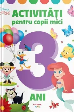 Coperta cărții Disney Bebe. Activitati pentru copii mici (3 ani)
