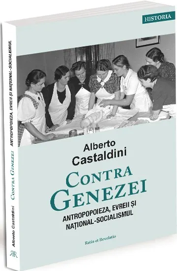 Coperta cărții Contra Genezei. Antropopoieza, evreii si national-socialismul