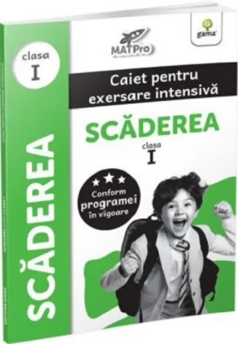 Coperta cărții Scaderea. Caiet pentru exersare intensiva. Clasa I