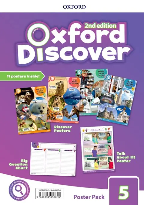 Coperta cărții Oxford Discover 2E Level 5 Posters- REDUCERE 60%